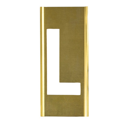 CH Hanson 10015L, Stencil Sort-5" Brass Gothic L_main