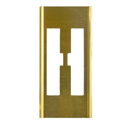 CH Hanson 10016H, Stencil Sort-6" Brass Gothic H_main