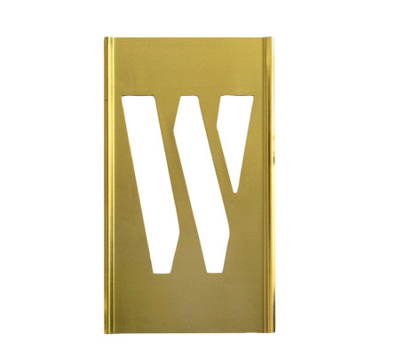 CH Hanson 10162W, Stencil Sort-12" Brass Gothic W_main