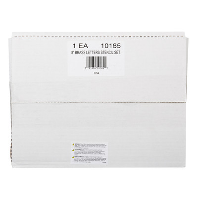 CH Hanson 10165, Stencil Set-Letter 8" Brass 33Pcs._main