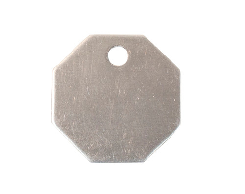 CH Hanson 43717, Tag-1-1/4" Octagon Aluminum 50pk_main