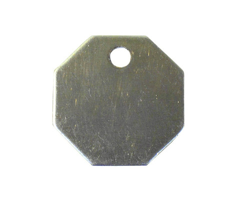 CH Hanson 43721, Tag-1-1/2" Octagon Stainless Steel 25pk_main