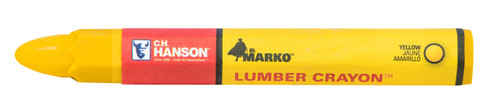 CH Hanson 10386, El Marko Lumber Crayon-Traditional Yellow 2Pcs. Carded_main