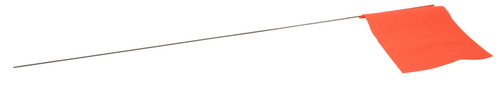 CH Hanson 15090, Stake Flags-21" Staff, 4"x5" Flag, Orange Fluorescent  100Pcs._main