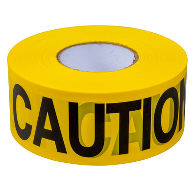 CH Hanson 14090, Barricade Tape-CAUTION 1000'x3"x3Mil Display Box_main