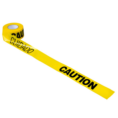 CH Hanson 16002, Barricade Tape-CAUTION/CUIDADO 1000'x3"x2Mil_main