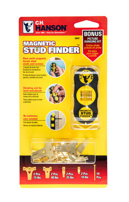 CH Hanson 3047, Magnetic Stud Finder w/ Picture Hanging Kit_main