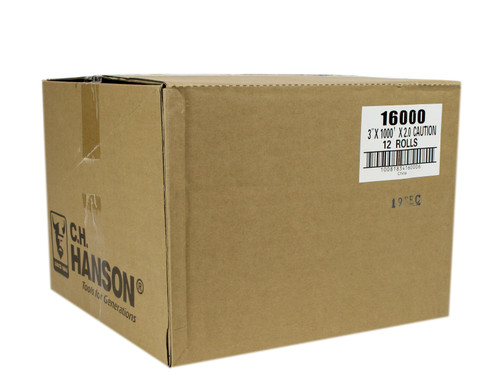 CH Hanson 16000, Barricade Tape-CAUTION 1000'x3"x2MiL_main