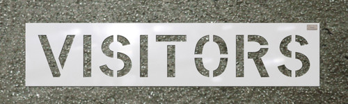 CH Hanson 70051, Stencil-VISITORS 12"x9" LDPE_main