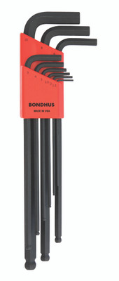 Bondhus 16099, Set 9 Ball End L-Wrench XLong 1.5-10mm_main