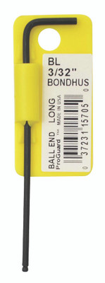 Bondhus 15705, 3/32" Ball End L-Wrench, 1 piece_main