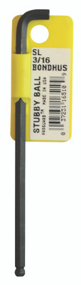 Bondhus 16510, 3/16" Stubby Ball End L-Wrench, 1 piece_main