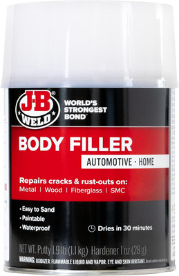 JB Weld 40262, Body Filler, 1 Quart JB Weld 40262, Body Filler, 1 Quart
