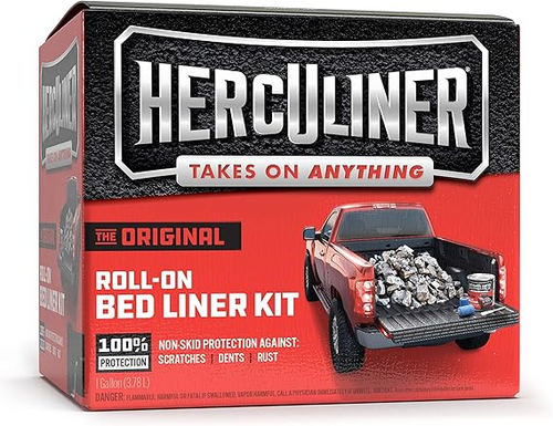 JB Weld HCL1B8, Herculiner Bed Liner Kit Black 1 Gallon_main