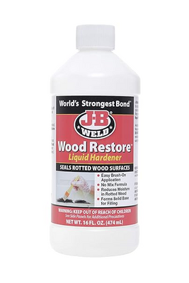 JB Weld 40001, Wood Sealer Liquid Hardener, 16oz Bottle_main