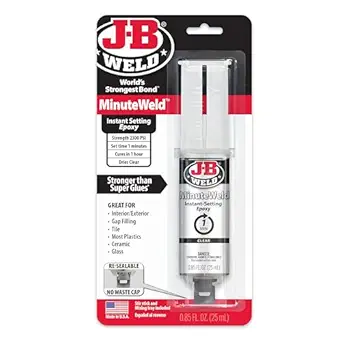 JB Weld 50101, MinuteWeld, 25ml Resealable Syringe_main
