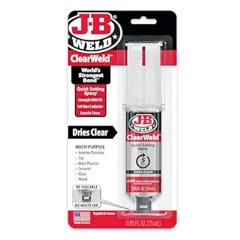 JB Weld 50112, ClearWeld, 25ml Resealable Syringe_main