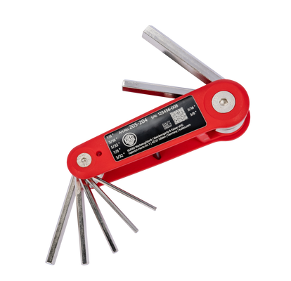 KUKKO 205-204, Hand clamp holder with 2,5, 3,0, 4,0, 5,0, 6,0, 8,0, 10,0 mm key width 7-piece_main