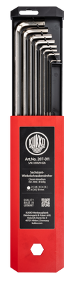 KUKKO 207-011, Angle Screwdriver Set ISO 2936 with key sizes 2, 2,5, 3, 4, 5, 6, 8, 10_main