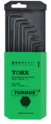 KUKKO 211T505, Tamper-TX-Allen Key Set, Key Size 9, 10, 15, 20, 25, 27, 30, 40_main