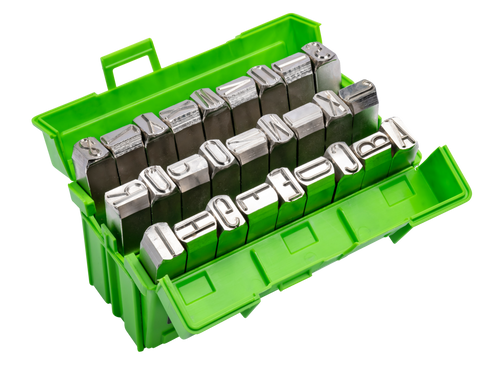 KUKKO 331-012, Striking letter set, extra heavy quality, bright nickel plated, 27 pieces_main