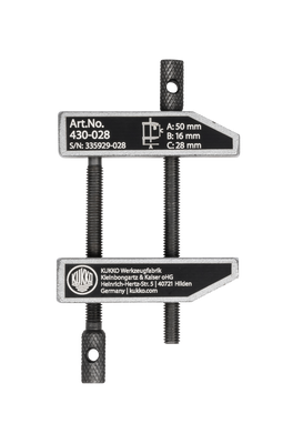 KUKKO 430-070, Parallel screw clamps 0 - 70 mm_main