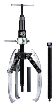 KUKKO 47-1-B, Heavy-duty, 3-arm universal puller 300 x 300 mm with swiveling puller legs, combination crosshead and grease-hydraulic spindle (tractive force up to 15 t)_main