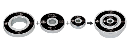 KUKKO 600-17, Universal Pressure Piece Set (3-piece) Ø 20, 32, 41 mm_main