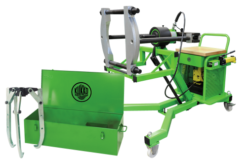 KUKKO Goliath-300, Mobile Hydraulic Puller “GOLIATH“, up to 900 mm spread, 520 mm reach, max. 30 t t tension force, with set Y38-356_main