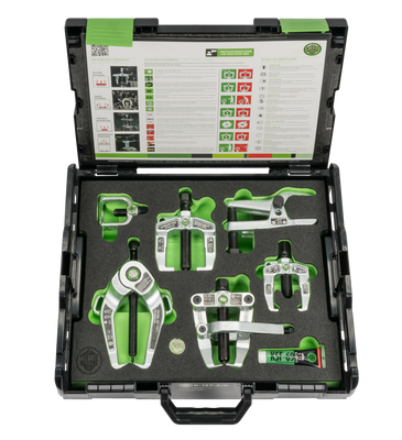 KUKKO K-127-A/6, Front-end service set for disassembly and maintenance of steering arm, ball joints, tie rods & wheel bearings_main