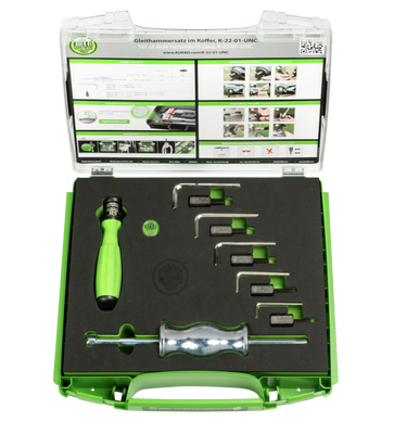 KUKKO K-22-01-UNC, Replacement sliding hammer in the case for UNC threads_main