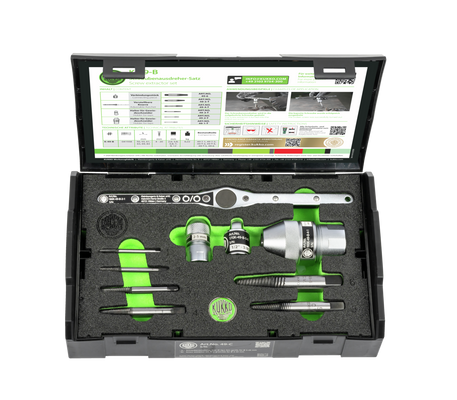 KUKKO K-49-B, Screw extractor set in case 10-piece for Ø 4 - 20 mm_main