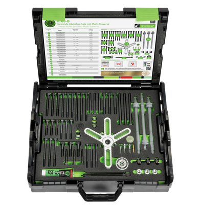 KUKKO K-68-B, Multi-side bolt puller set, up to 150 mm spread and 205 mm reach, max. tension force 5 t_main