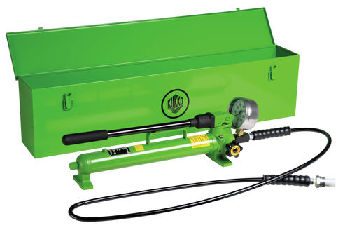 KUKKO YHP-326, Hand pump with hose, pressure gauge, metal case_main