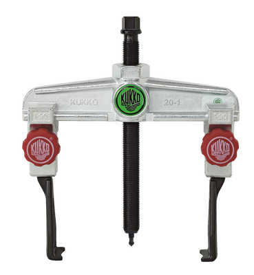 KUKKO 20-1+S, 2-arm universal puller 90 x 100 mm with narrow, quick-adjustable trigger hooks_main