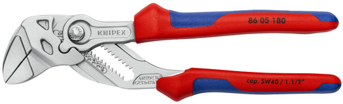 Knipex 86 05 180 SBA, 7 1/4" Pliers Wrench_main