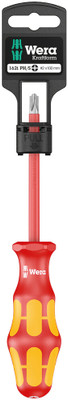 Wera 100020, 162 i PH/S SB VDE Insulated Screwdriver for PlusMinus Screws (Phillips/Slotted), # 2 x 100 mm_main