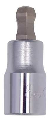 Eight Tool 83BB-8,  Taper Head Hex Socket Bit 3/8" Drive 8mm_main