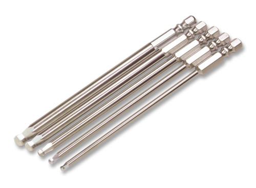 Eight Tool EA-70 6mmX130, Taper Head Hexagon Bit, 6.35mm. Shank, 9mm. And 13mm. Grooves_main