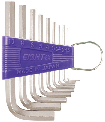 Eight Tool RS-9,  Hex Key 9Pcs.  1.5-10mm Set_main