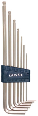 Eight Tool TLS-7S, Taper Head Hex Key 7Pcs.  1.5-6mm Set_main