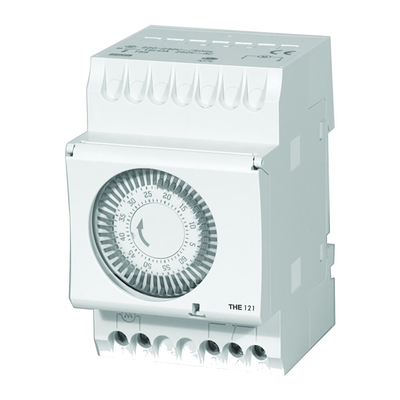 Intermatic THE 121 161, 1-Hour 120V Repeat Cycle Electromechanical Surface/DIN Rail Mount Timer, 1.25 Minute Intervals, 16 A, SPDT_main