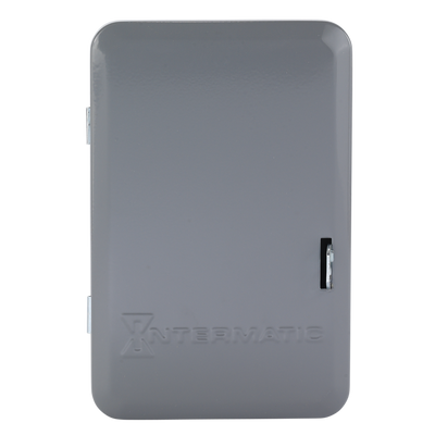 Intermatic T101B, 24-Hour Mechanical Time Switch, 120 VAC, 60Hz, SPST, Indoor Metal Enclosure, 1 Hour Interval_main