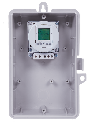 Intermatic GMXFM1D20-I-LV, 24-Hour or 7-Day 12/24V Electronic Time Control, 15A, 20 Setpoint Programs, SPDT, Type 1 Indoor Plastic Enclosure_main