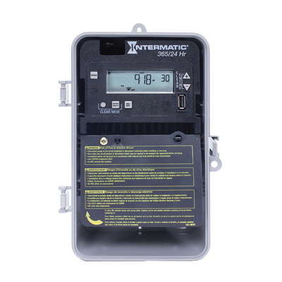 Intermatic ET2115CP, 24-Hour/365 Day 1-Circuit Electronic Control, 120-277 VAC, SPDT, Indoor/Outdoor Plastic Enclosure_main