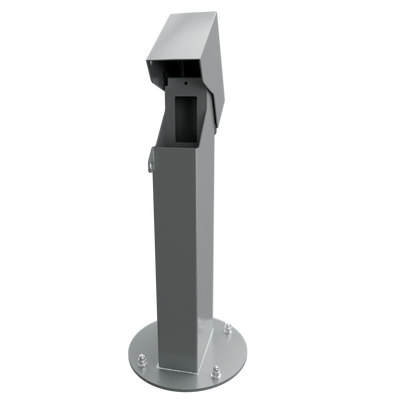 Intermatic OP2GY18, 2x4 18" Single Gang GFCI Mount Hinge Top Pedestal, Gray_main