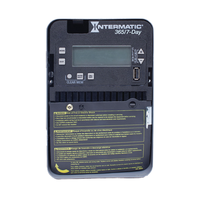 Intermatic ET2705C, 7-Day/365 Day 1-Circuit Electronic Control, 120-277 VAC, SPST, Indoor Metal Enclosure_main