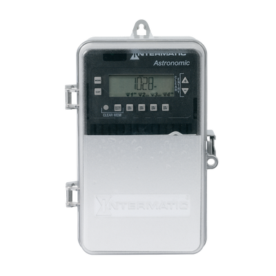 Intermatic ET2845CP, Astronomic 7-Day/365 Day 4-Circuit Electronic Control, 120-277 VAC, 4-SPST/2-DPST, Indoor/Outdoor Plastic Enclosure_main