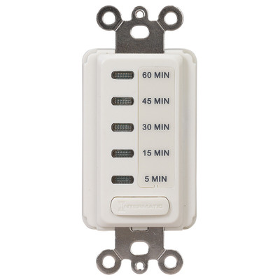 Intermatic EI205LA, Electronic Countdown Timer, 120 VAC, 60 Hz, Preset Times 5,15,30,45 Minute,1 Hour, Without Hold, Light Almond_main