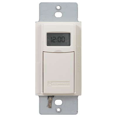 Intermatic EI400LAC, Electronic Countdown Timer, Programmable, 120-277 VAC, 50/60 Hz, 1 Second to 24 Hours, Light Almond_main